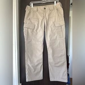 Women's 5.11 tactical series cargo pants Tan khaki size 10